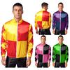Men‘s Color Block Horse Jockey Costume Horse Rider Racing Outerwear Sports Stage Play Jacket