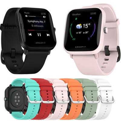 Ремешок для часов для Xiaomi Huami Amazfit Bip U / Amazfit Bip S / pop pro Ремешок GTR Браслет Спорт Силиконовый Умные Наручные Браслеты
