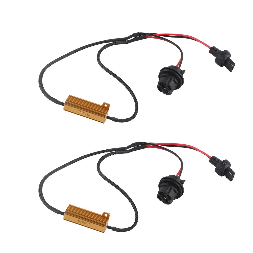 7440 T20 50W8RJ Hyper Flash Fix безошибочные адаптеры проводки для светодиодных указателей поворота