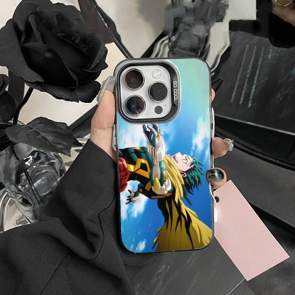 Чехол для телефона Кацуки Бакуго - Академия Героев Для IPhone 16 17 15 14 12 13 Pro Max Черный Цвет Ударопрочный Чехол