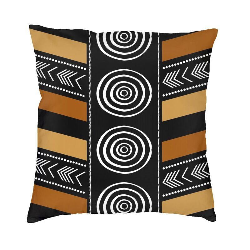 Aztec Tribal Pattern Cushion Cover Doublesided 3D Printing Ethnic Bohemian Floor Pillow Case Living Room Pillowcase Home Decor