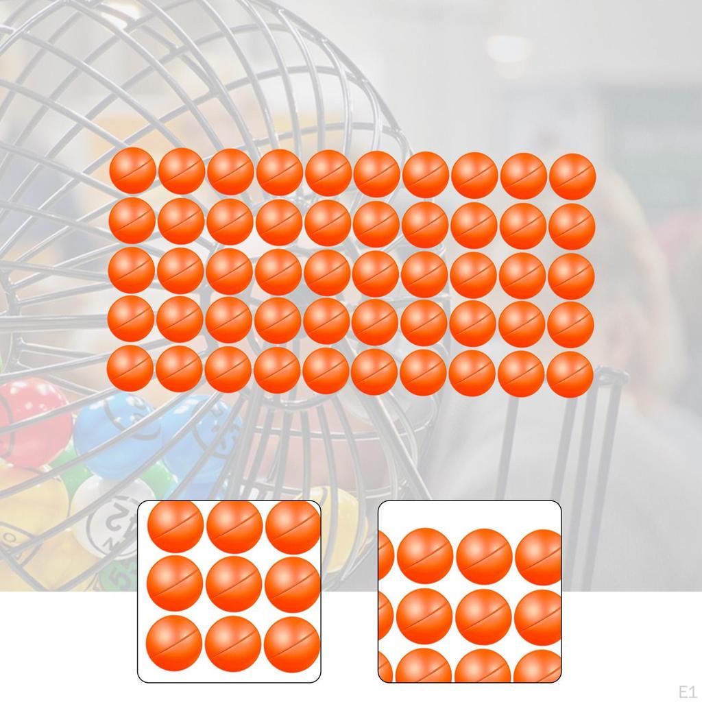 Raffle Balls Bingo for Party Decorative Compact Smooth Lightweight Decoration Round