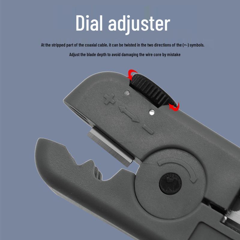 Portable Three-in-One Network Cable Stripper & Cutter Tool Pliers