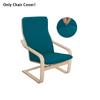 Washable Anti Scratch Chair Cover for Poang Solid Armrest Pad Slipcover Protector for Living Room Lounge Chair