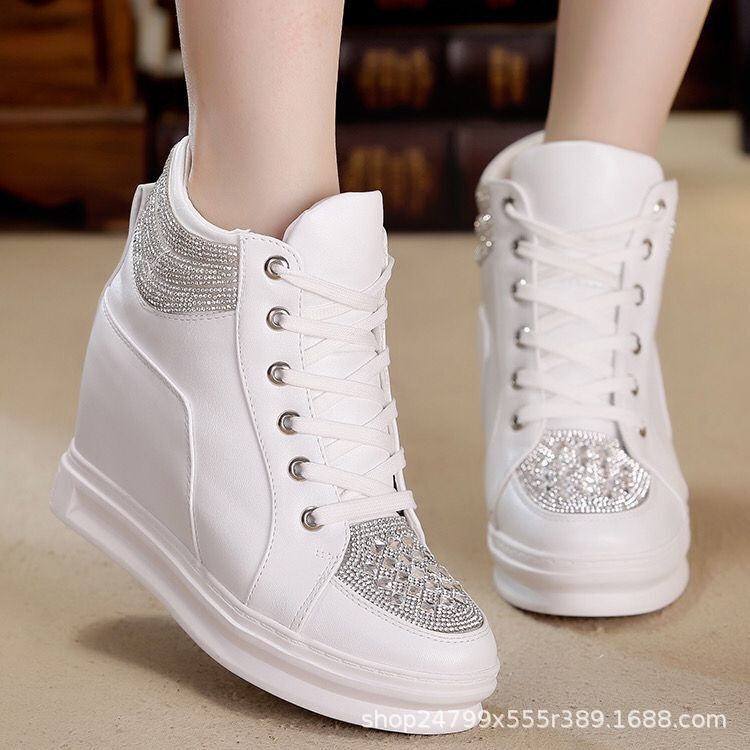 Спортивные кроссовки Fujin, высокие кроссовки Explosive, женская обувь, осень и зима, новые стили, бархатная повседневная обувь из искусственной кожи