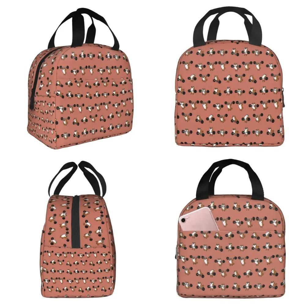 LIFTING Shiba Inu Insulated Lunch Bag for Women Office Cooler Thermal Food Box Tote Leakproof Lunch Boxes Container