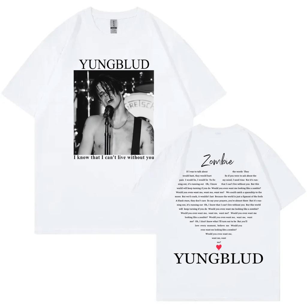 Singer Yungblud Concert Merch Tshirt Men Women Clothing High Quality Fashion Tshirts Summer Casual Cotton Short Sleeve T Shirt