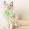 Паровая щетка для домашних животных 4-в-1, расческа для удаления шерсти с кнопкой пуска и резервуаром, аккумуляторный инструмент для ухода за кошками и собаками