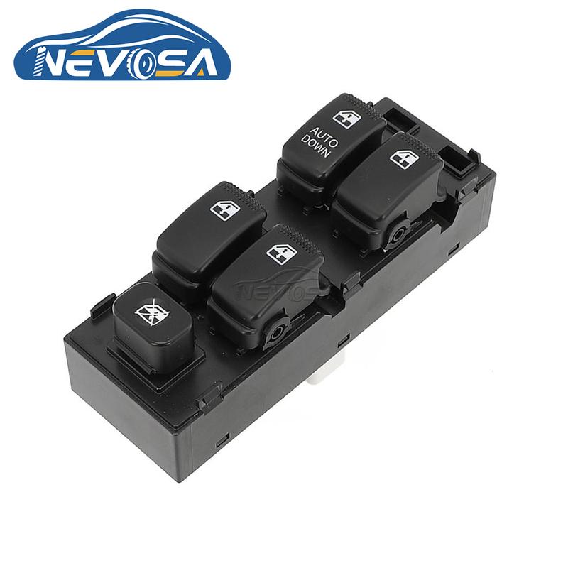NEVOSA 93570-1C110 LHD Front Left Driver Power Window Switch Button For Hyundai Getz Matrix 2003 2004 2011 Kia Carens 2002 2005
