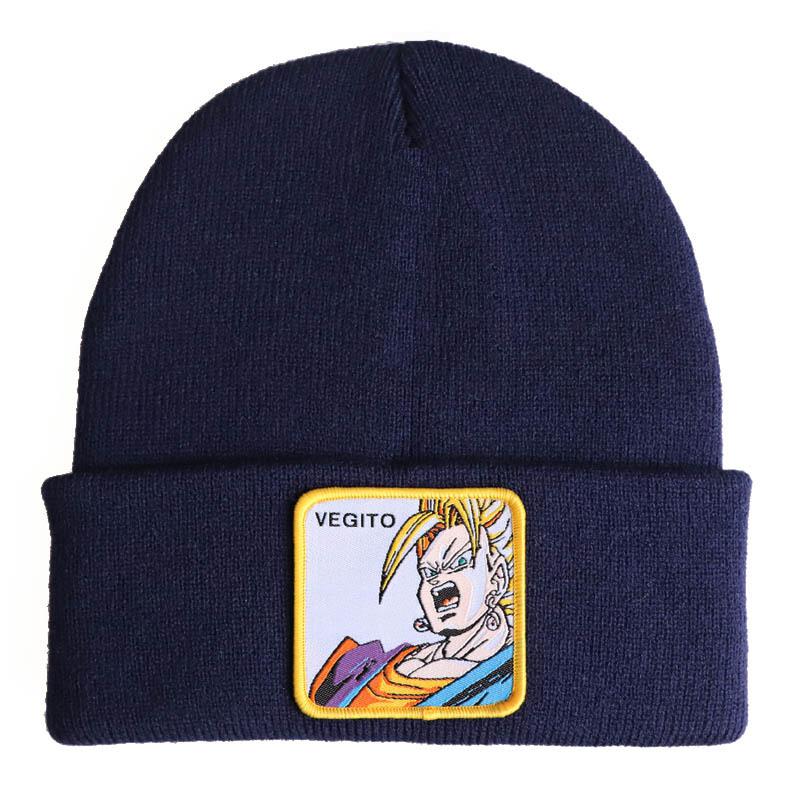 Anime merchandise Dragon Ball character Vegetto VEGITO Knitted hat, woolen hat, hip-hop ski pullover hat
