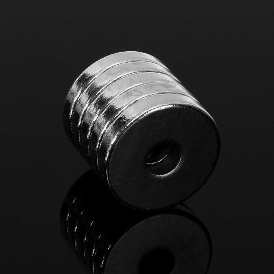 Yousheng 5 шт. N50 15x3 мм супер сильные блоки с круглыми отверстиями редкоземельные неодимовые магниты