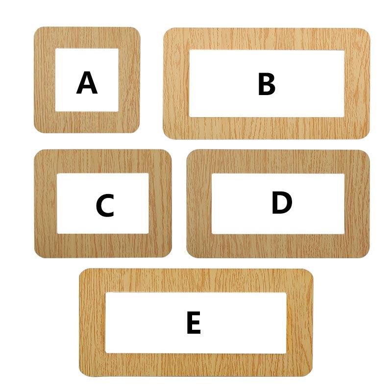 1 шт. Современный выключатель света Металлическая наклейка Декоративная защитная крышка для выключателя Алюминиевая накладка на розетку Накладка вокруг розетки