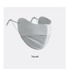 Women's Sun Protection Mask: Breathable, UV-Resistant, Slimming Ice Silk Summer Face Cover with Eye Corner Shielding.