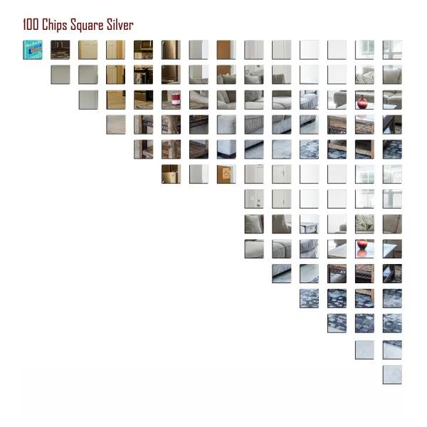 100 ШТ. поставляются с клеем акриловая наклейка креативная трехмерная хрустальная зеркальная мозаичная наклейка на стену