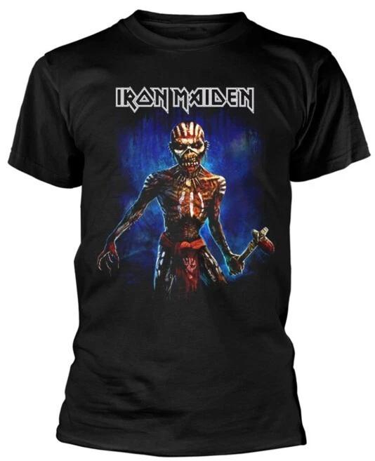 Iron Maiden 'Book of Souls European Tour V.2' (черный) Футболка