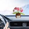 Новые позитивные энергетические ручные куклы-цветочные горшки Декор для дома и комнаты Обнимающая карманная вязаная кукла Позитивная карточка Настольное украшение Подарки