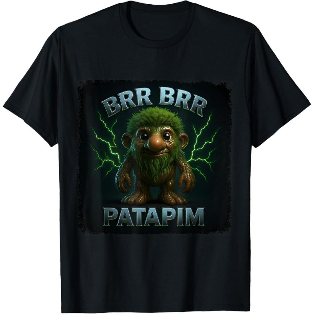BRR BRR Патапим - Итальянская футболка с мемом про мозговую гниль(4)