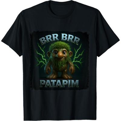 BRR BRR Патапим - Итальянская футболка с мемом про мозговую гниль(4)