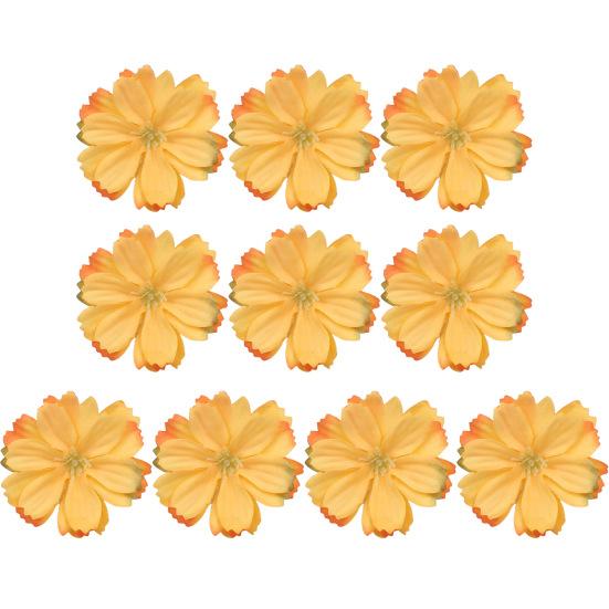 Высококачественная искусственная цветочная головка, яркое украшение для дома 4,5 см