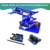 Сделай сам 4-DOF Акриловый Механический Роботизированный Манипулятор Рука Arduino Совместимый Роботизированный Набор