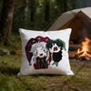 PPierrot and HHarlequin Square Throw Pillow Cover Multiple Sizes Soft for Sofa Bedroom Living Room Home Decorative