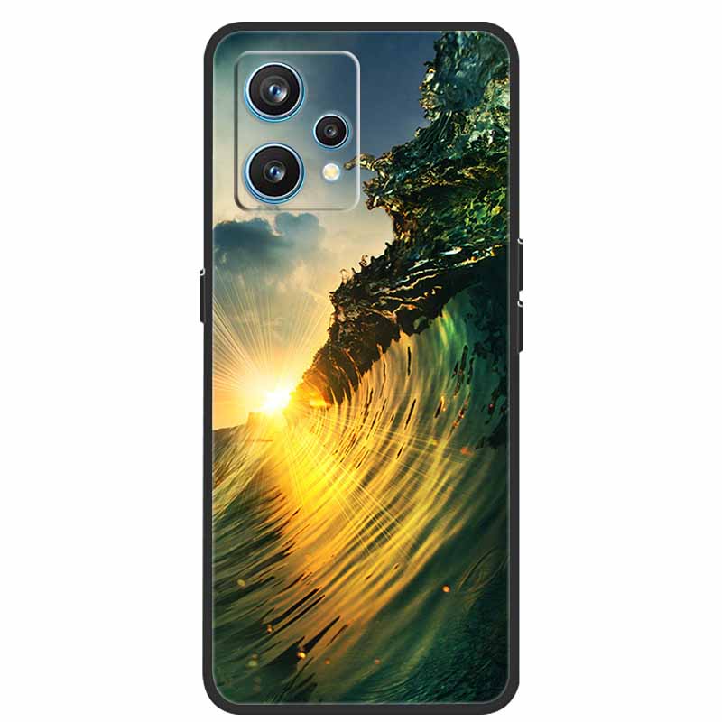 Чехол для Realme 9 RMX3521 Ударопрочный Мягкий силикон ТПУ Задняя крышка Для телефона Realme9 4G Чехлы Realme 9 6,4 дюйма Милый мультяшный чехол-сумка