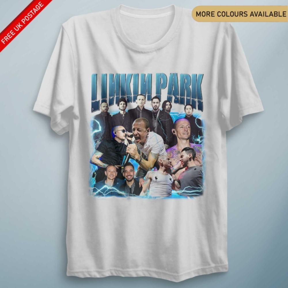 Vintage Lin Kin Par k Tshirt Unisex Top Kids Rock Tee Gift Tee Chester Memorial