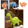 Плюшевая игрушка динозавр, длинношеий динозавр, мягкая игрушка-подушка для детей и младенцев, мягкий и приятный компаньон для сна, персонажи)