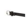 Daks Women Black Cow Leather Slim Belt Dbbe6f746bk