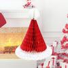 Christmas Tree Decoration Hanging Ornament Easy Assembly Festive Hanging Decor 3D Honeycomb Paper Decoration
