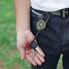 With Carabiner & 60cm Extendable Rope Steel Wire Portable Anti-lost Key