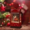 Christmas Music Box Snow Globe with Light for Desk And Dorm