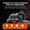Motorcycle Helmet Intercom BT5.0 Hands-free Interphone for Motorcycle Riders 300M Range IP67