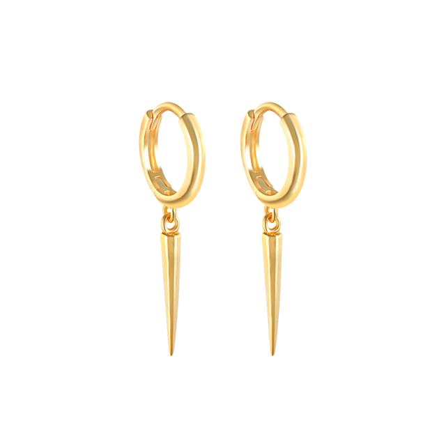 Серьги-кольца из стерлингового серебра 925 пробы Canner, модные серьги с заклепками в стиле панк-хип-хоп для женщин, готические украшения для вечеринок, Pendientes Orecchini