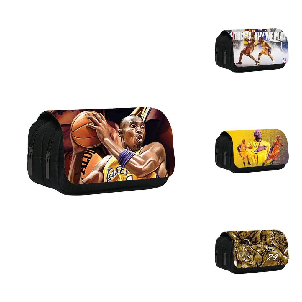 Kobe Bryant Nba Pen Organizer With Nylon Fabric And Large Capacity For Students