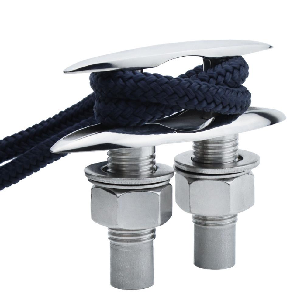 316 Stainless Steel Double Invisible Lifting Cable Bolt Bollard Rope Guide Yacht Hardware Accessories Bollard Cable Bolt