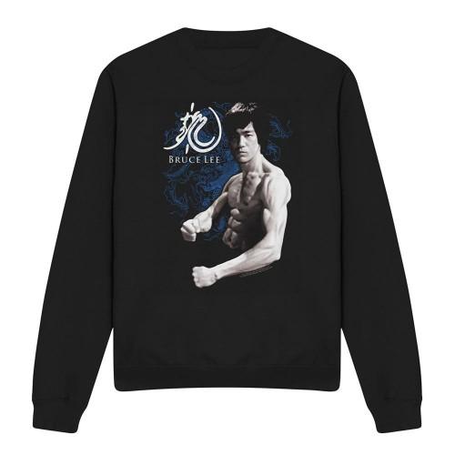 Bruce Lee Unisex Adult Stance Dragon Sweatshirt