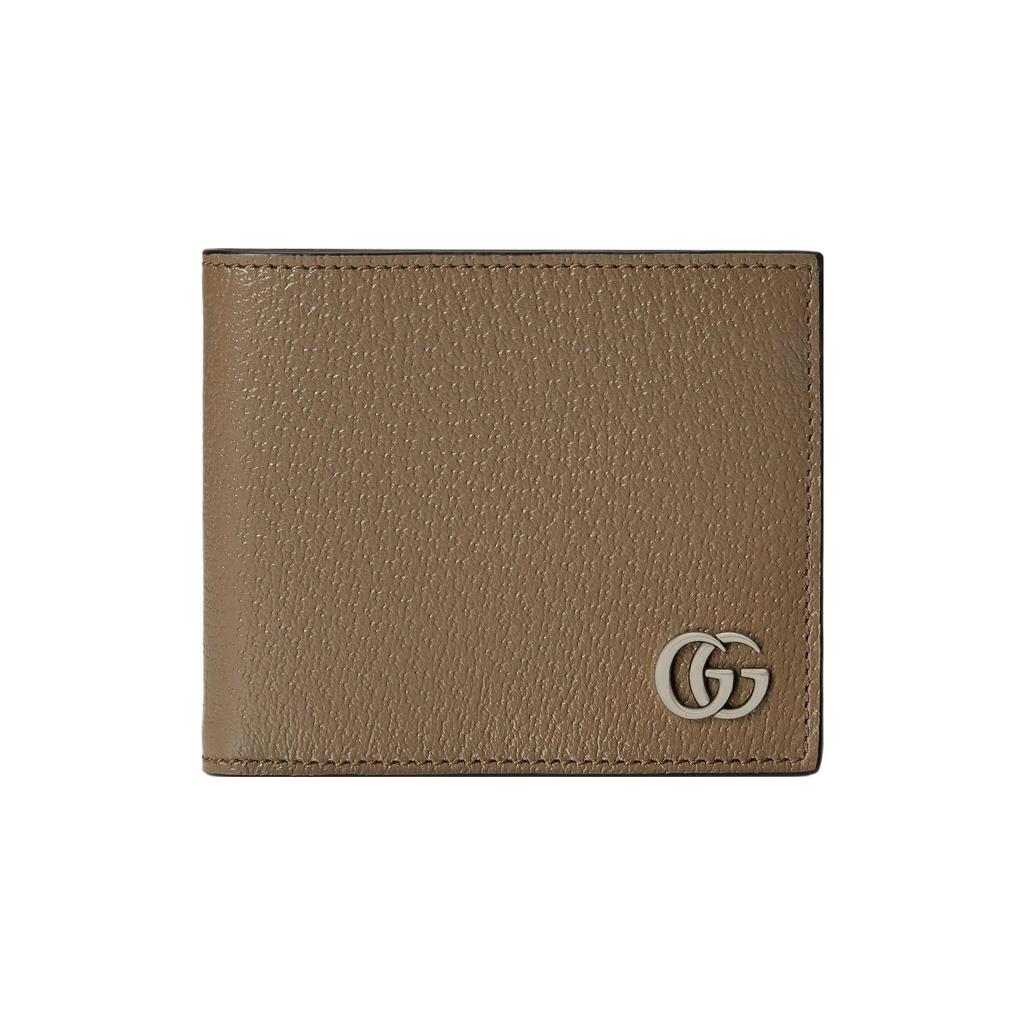 GUCCI GG Marmont Leather Wallet Men's Taupe (Unisex) Wallets 428726 DJ20F 2801