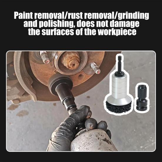 Wheel Hub Resurfacing Kit Precision Rust Removal Tool Wheel Stud Cleaner Easy Installation Automotive Maintenance Kit