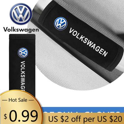 Для VOLKSWAGEN VW 1/2/4 ШТ. Салон автомобиля Ручка на потолке автомобиля Плюшевая защитная накладка Для Volkswagen VW GOLF TOUAREG CADDY PASSAT Автомобиль A