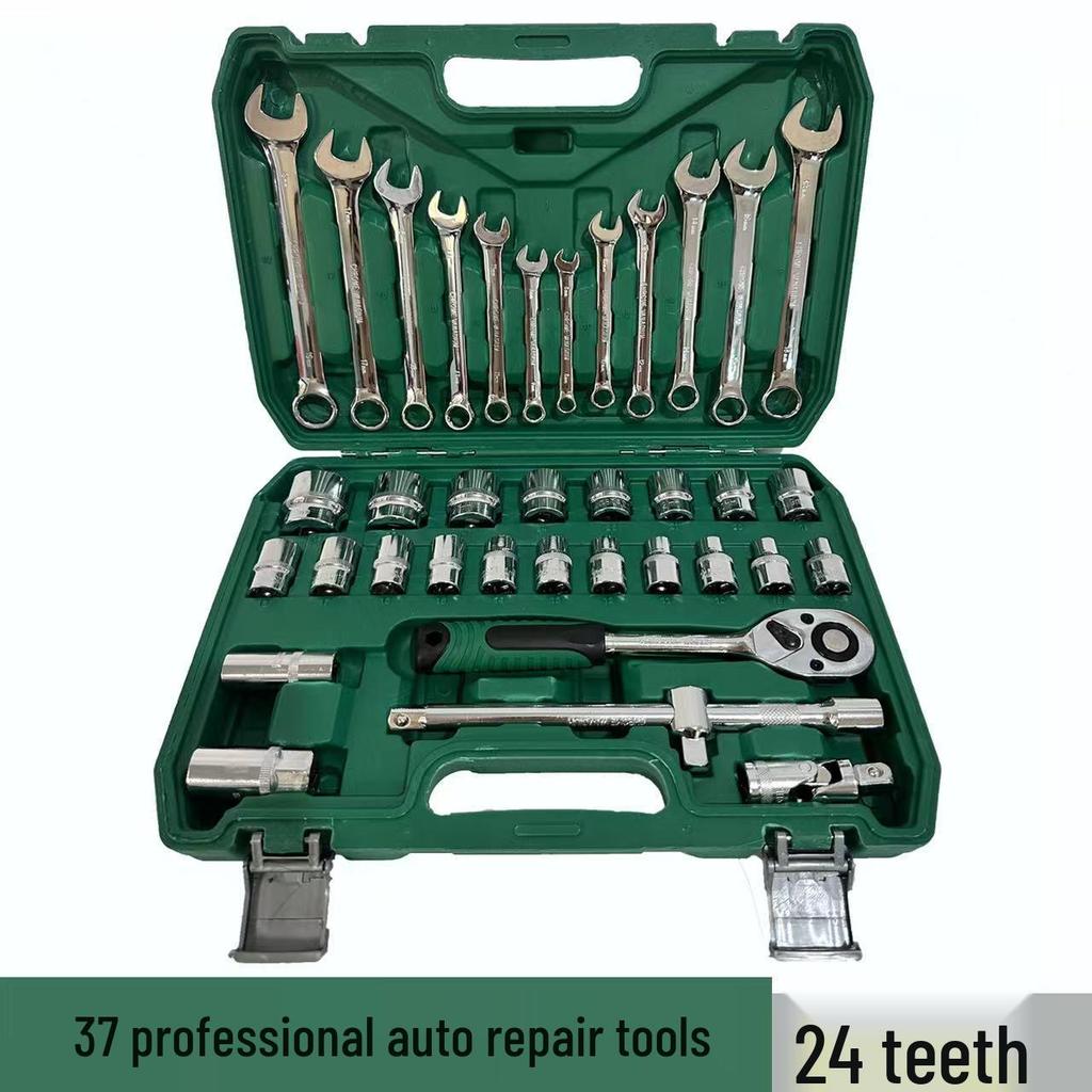 Набор инструментов для ремонта автомобиля из 150 предметов: Торцевые ключи и комбинированные инструменты