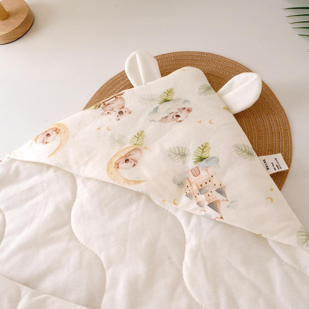 Новорожденный хлопковый пеленальный мешок - Легкий для весны/лета, Обертка для родильной палаты