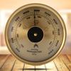 Portable Vintage Alloy Glass Bronze 960~1060hPa Barometer Weather Station