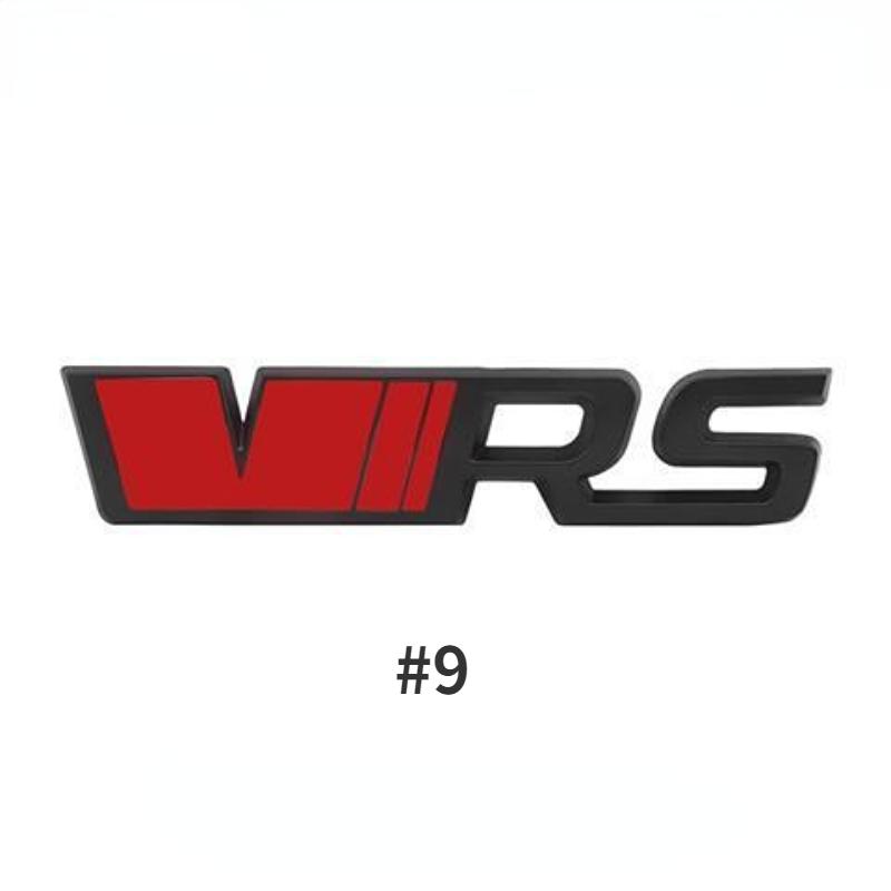 Модификация автомобиля VRS Металлическая наклейка для автомобиля Автомобиль в сети Стандартный трехмерный хвост кузова Стандартные декоративные аксессуары Декоративные наклейки