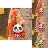 Adorable Cartoon Harvest Panda Keychain Perfect For Couples' Backpacks Or Small Gifts
