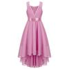 Girls Sleeveless Dress Kids Princess Pageant Wedding Bridesmaid Party Dress First Communion Dress