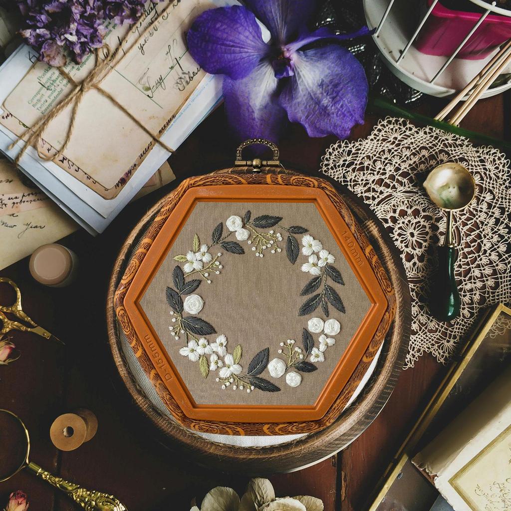 Embroidery Cross Hoop Stitch Ring Display Frame Decor DIY Needlecraft