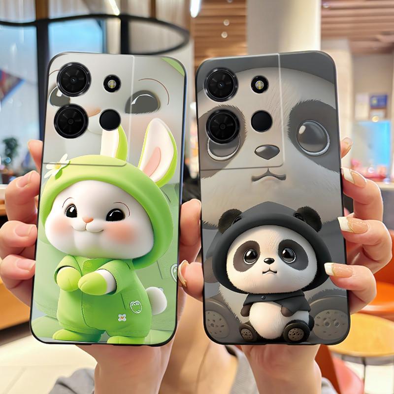 Shockproof Black Casing For TCL 503 Beautiful Aurora Snow Mountain Pattern Cover For K32 5G (T513W)/TCL K33 5G (T513Z) Soft Case
