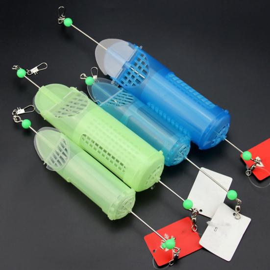 Large Capacity Compact Size Portable Fishing Reusable Luminous Bait Trap Cage