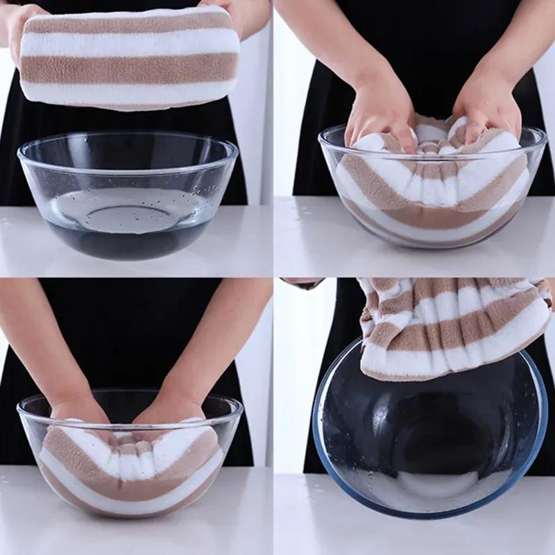 Полотенце Полоски Впитывающее Быстросохнущее Наборы Банных Полотенец Мягкие Взрослые Полотенца для Лица и Рук Ванная Микрофибра Пляжные Банные Полотенца